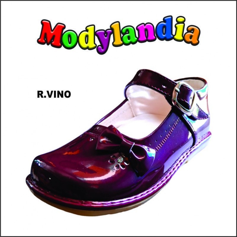 ZAPATO NIÑA CHAROL MOÑO...