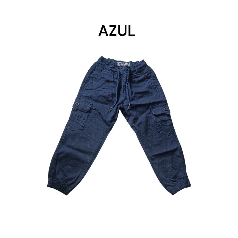 JOGGER DRIL CARGO HUELLAS...