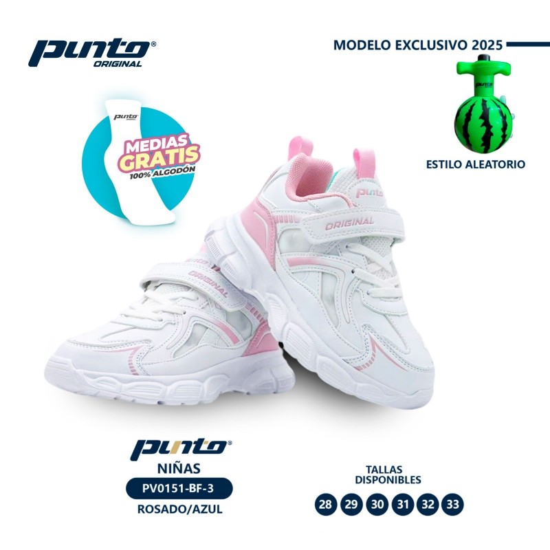 ZAPATILLA NIÑA PV0151 PUNTO...