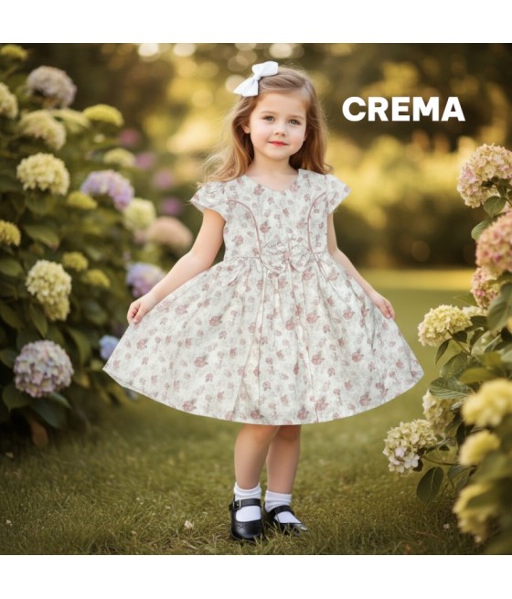 VESTIDO NIÑA LAZO FLORES...