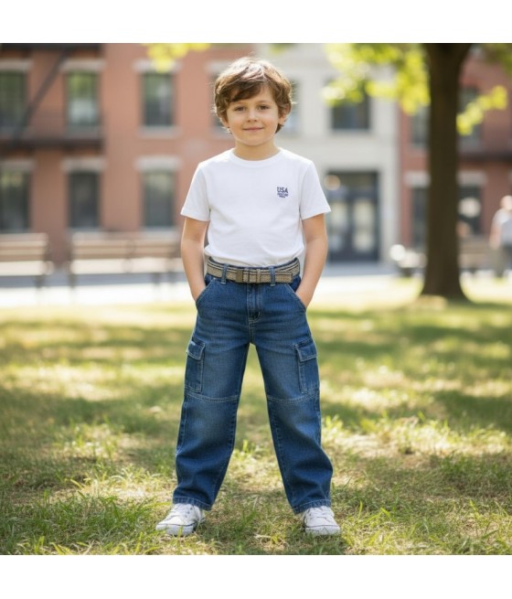 PANT JENS NIÑO CARGO JHONKERS