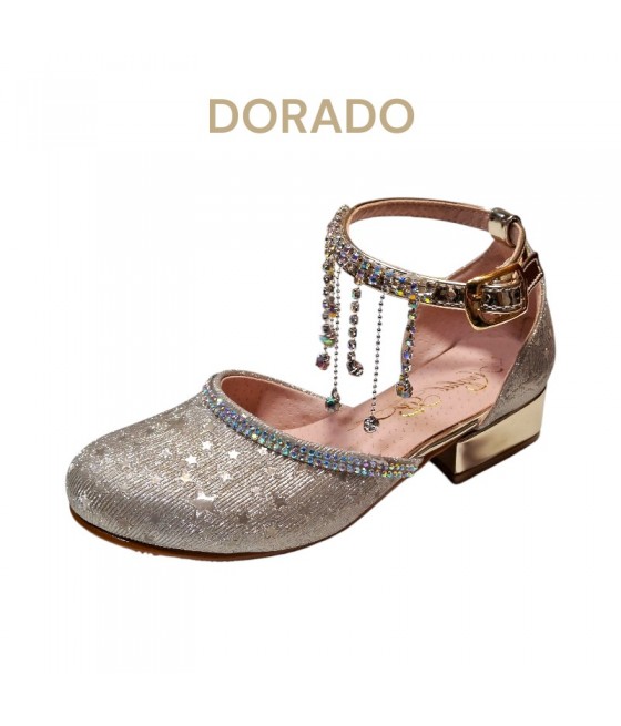 ZAPATO NIÑA ESCARCHADO CON...