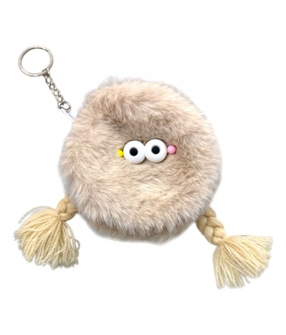 LLAVERO PELUCHE OJITOS LINDOS