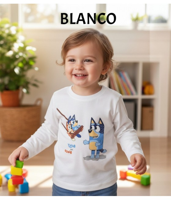 POLO NIÑO CR ML BLUEY BABY...
