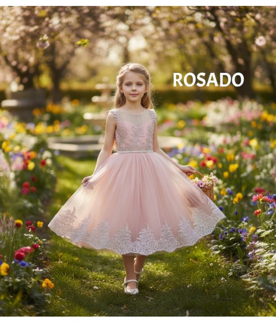 VESTIDO NIÑA GASA MARIPOSA...